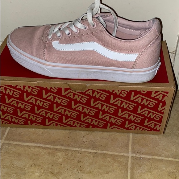 Vans Shoes - Pink and White Vans💗